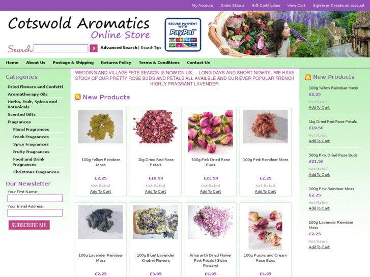 www.cotswoldaromatics.com