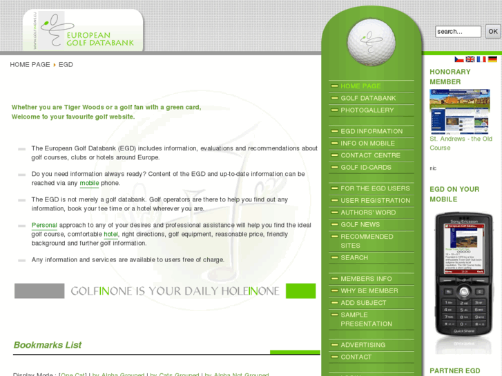 www.golfinone.eu