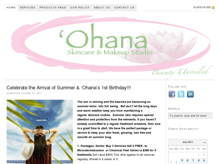 www.ohanaskincarestudio.com