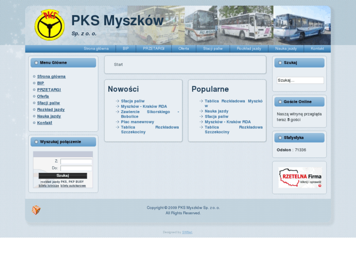 www.pksmyszkow.pl