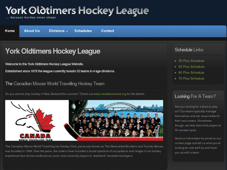 www.yorkoldtimershockeyleague.com