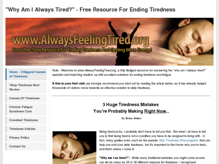 www.alwaysfeelingtired.org