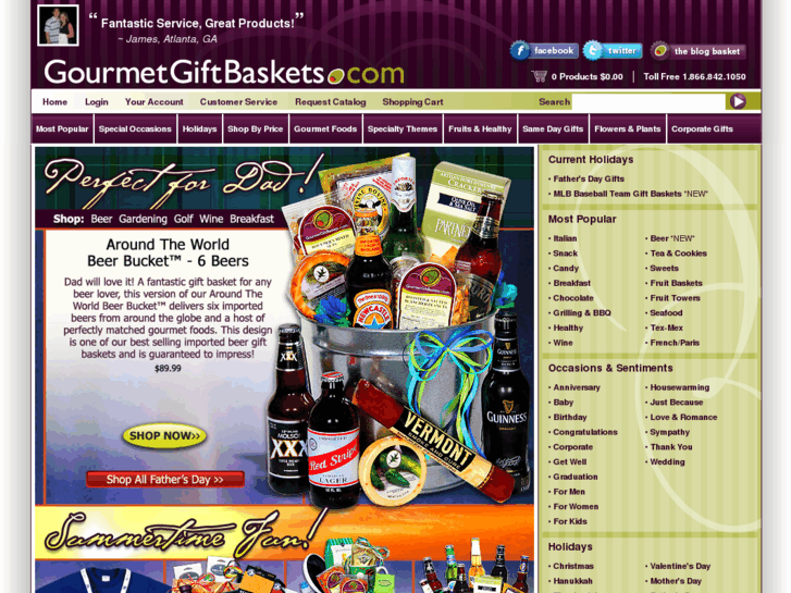 www.gourmetgiftbaskets.com