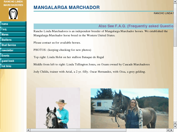 www.marchadorhorses.com