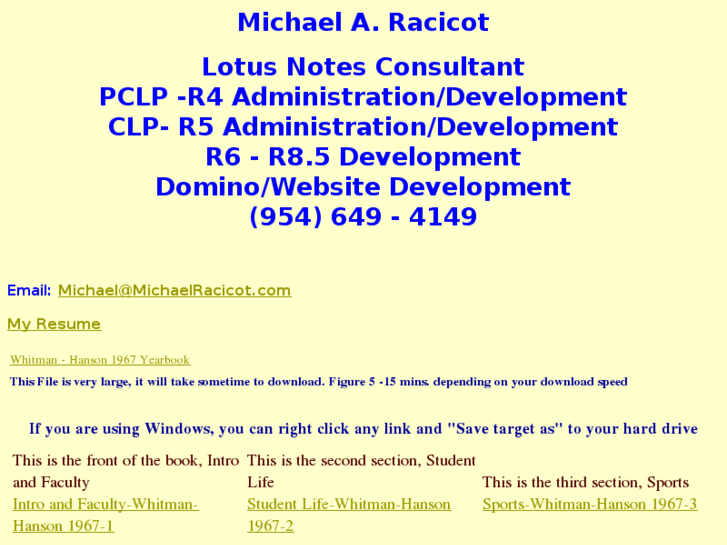 www.michaelracicot.com