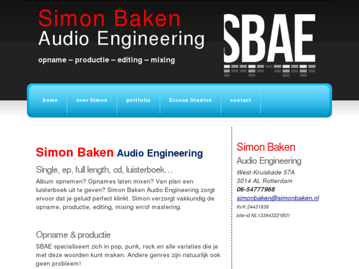 www.simonbaken-audio-engineering.nl