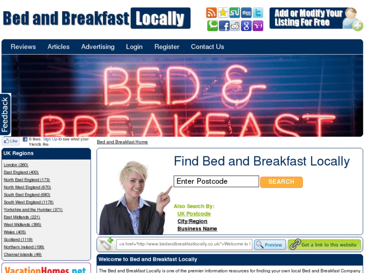 www.bedandbreakfastlocally.co.uk