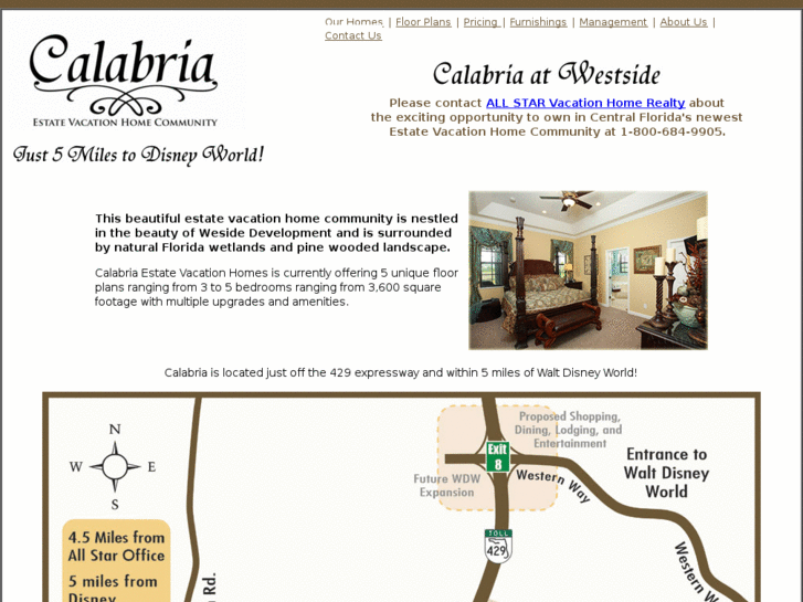 www.calabriavacationhomes.com