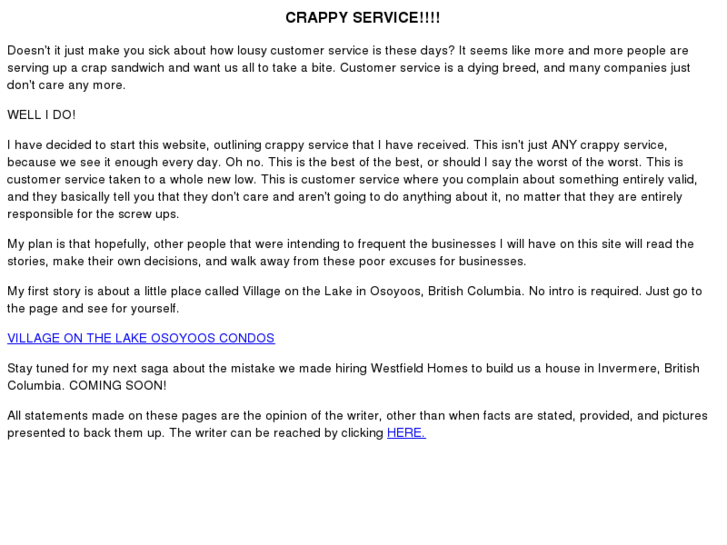 www.crappyservice.info