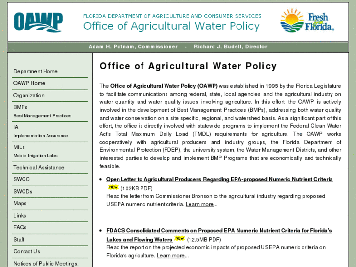 www.floridaagwaterpolicy.com