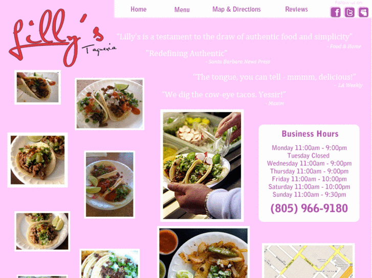 www.lillystacos.com