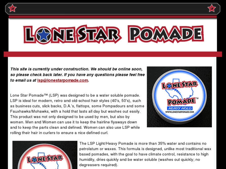 www.lonestarpomade.com