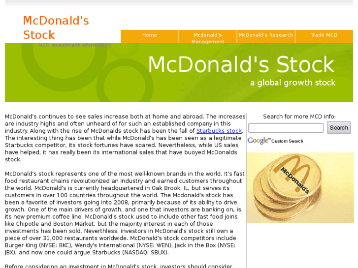 www.mcdonalds-stock.com