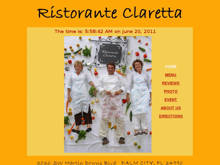 www.ristoranteclaretta.com