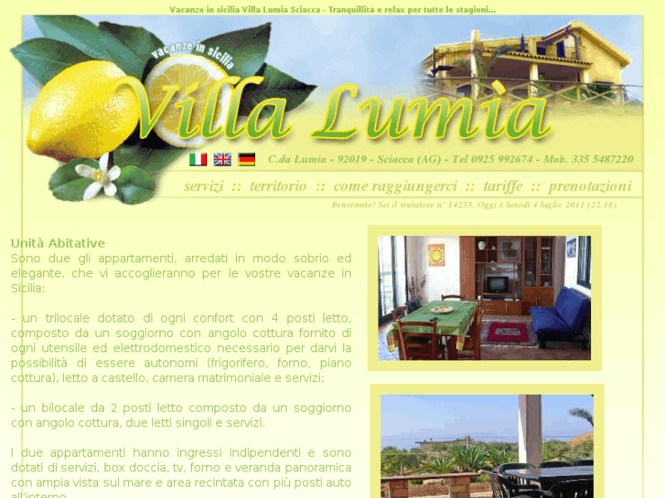 www.vacanzesiciliavillalumia.it