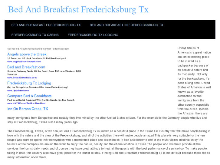 www.bedandbreakfastfredericksburgtx.com