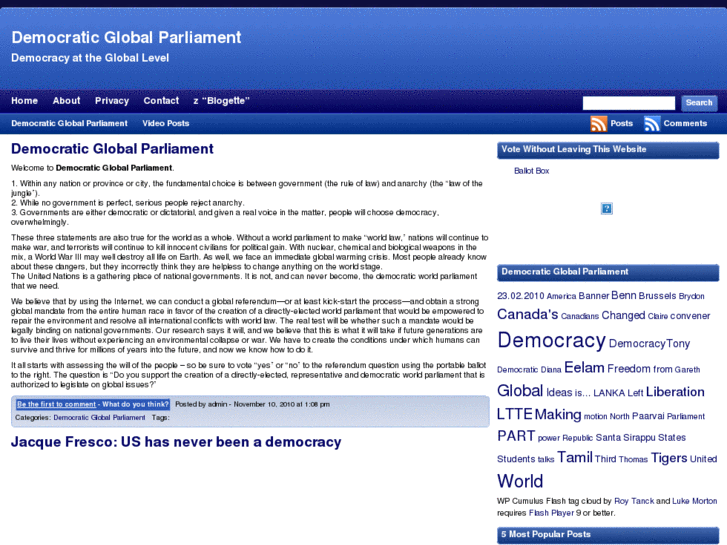 www.democraticglobalparliament.org