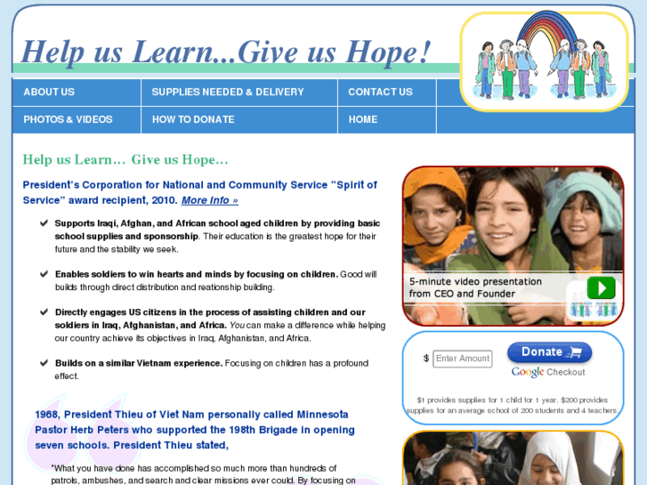 www.helpuslearngiveushope.org