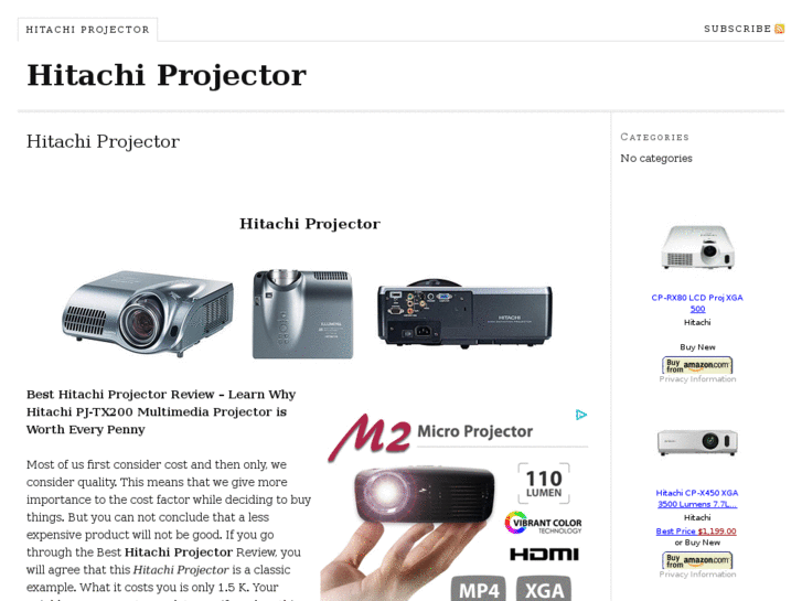 www.hitachiprojector.org