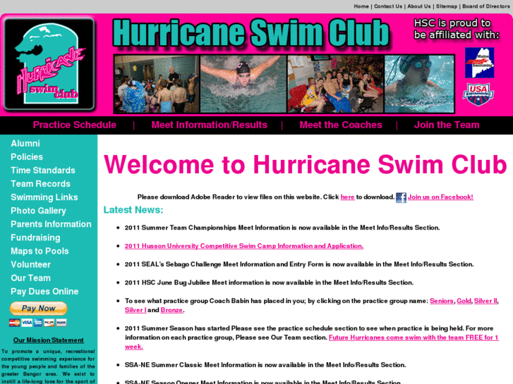 www.hurricaneswimclub.com