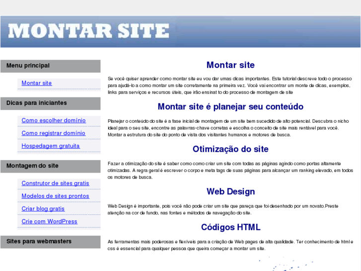 www.montarsite.net