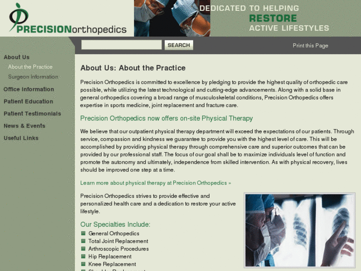 www.precisionorthopaedicsonline.com