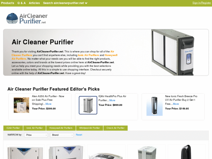 www.aircleanerpurifier.net