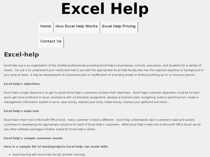 www.excel-help.org