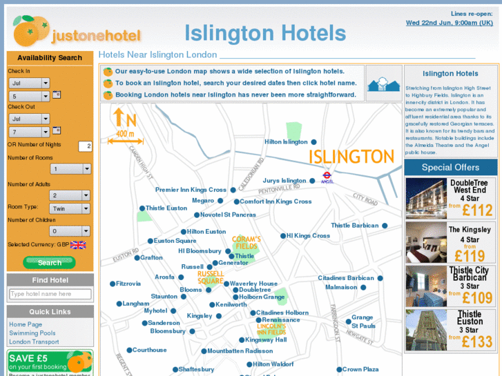 www.islington-hotels.com