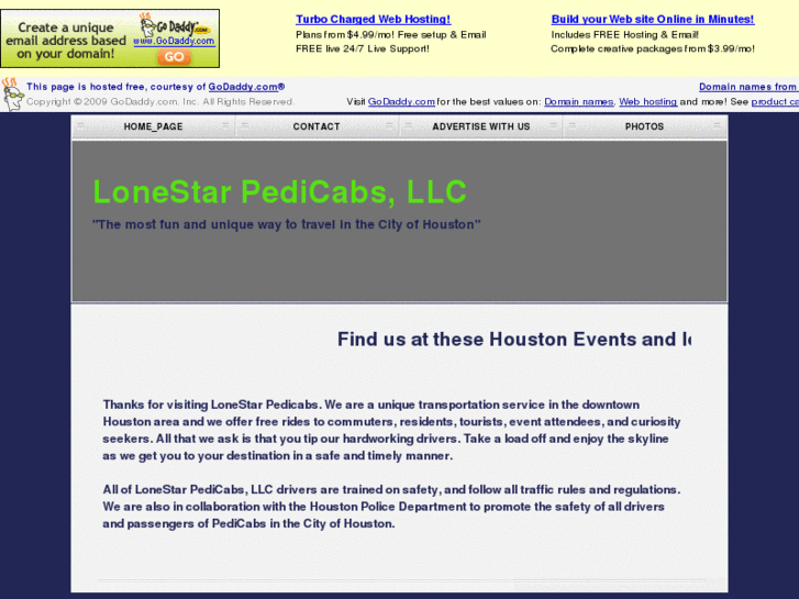 www.lonestarpedicabs.com