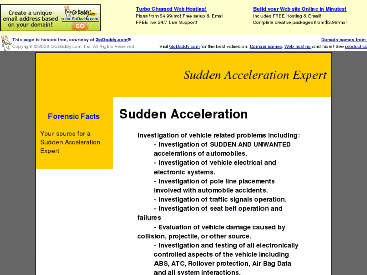 www.suddenaccelerationexpert.com