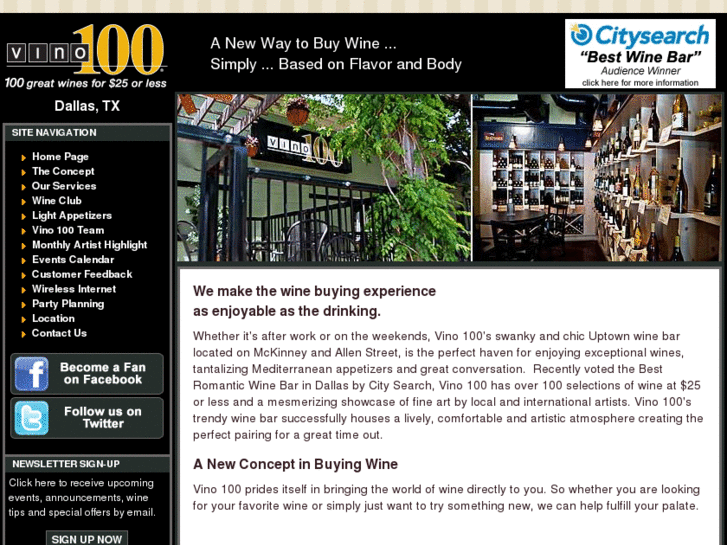 www.vino100dallas.com