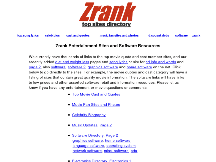 www.zrank.com