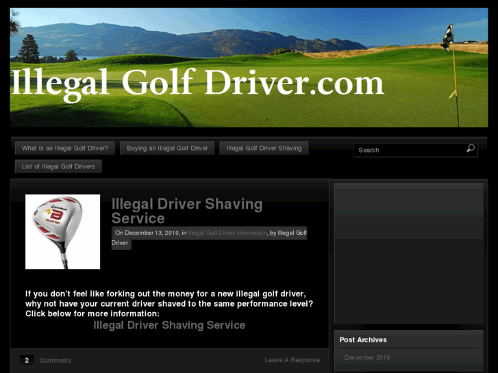 www.illegalgolfdriver.com