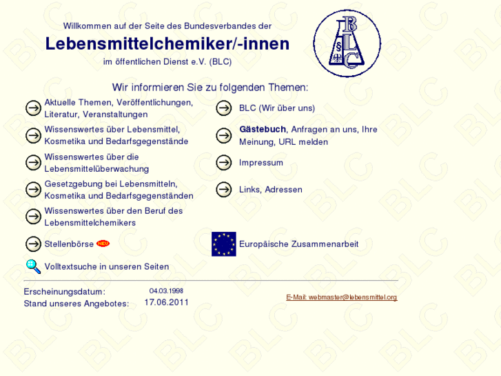 www.lebensmittelchemie.info