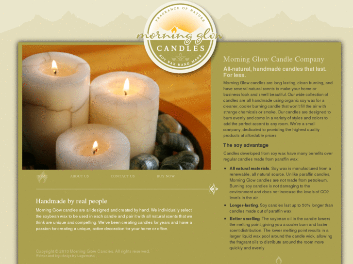 www.morningglowcandles.com