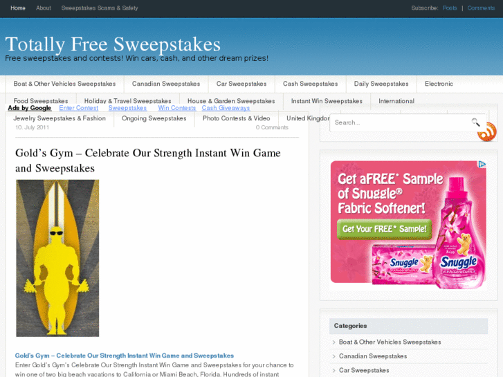 www.totallyfreesweepstakes.com