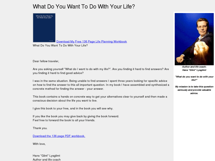 www.whatdoyouwanttodowithyourlife.com