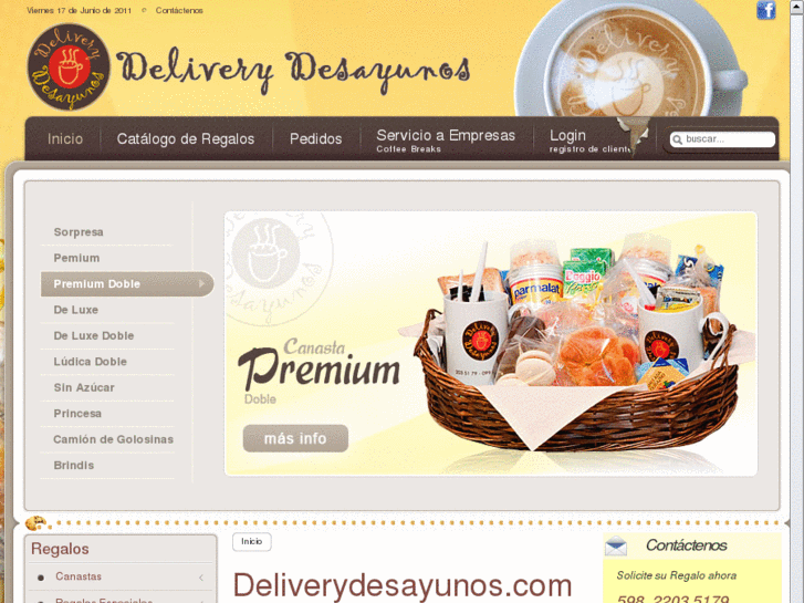 www.deliverydesayunos.com