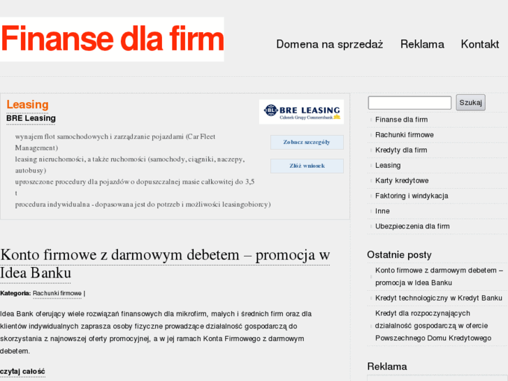 www.finansedlafirm.pl