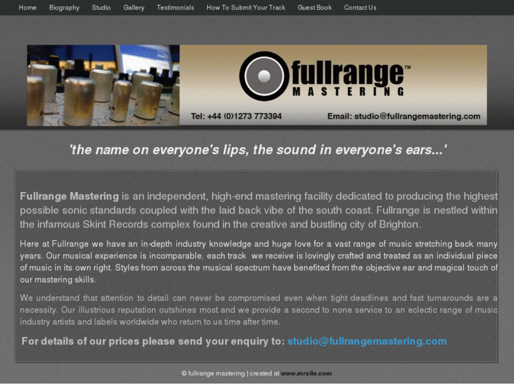 www.fullrangemastering.com