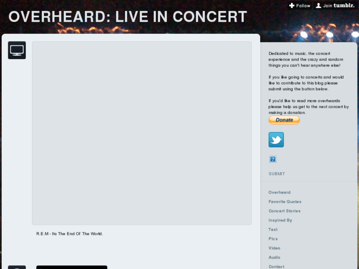 www.overheardinconcert.com