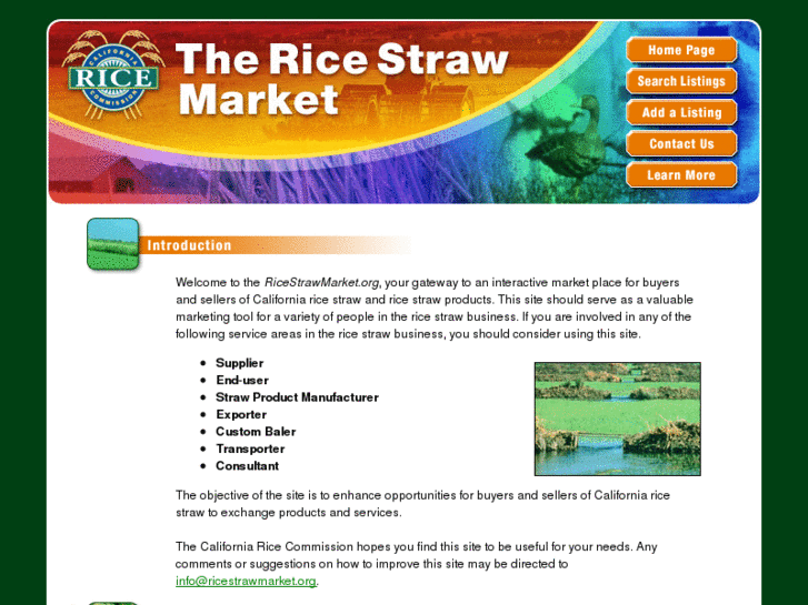 www.ricestrawmarket.net