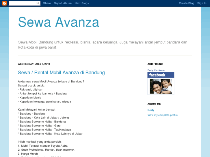 www.sewaavanza.com