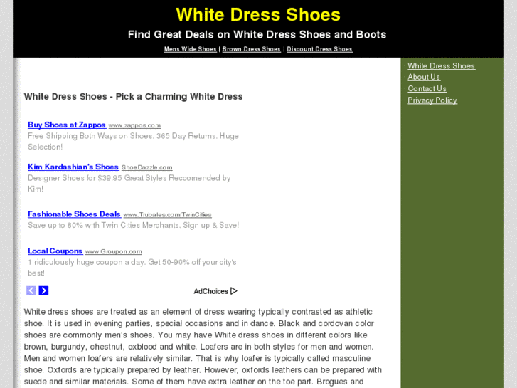 www.whitedressshoes.org