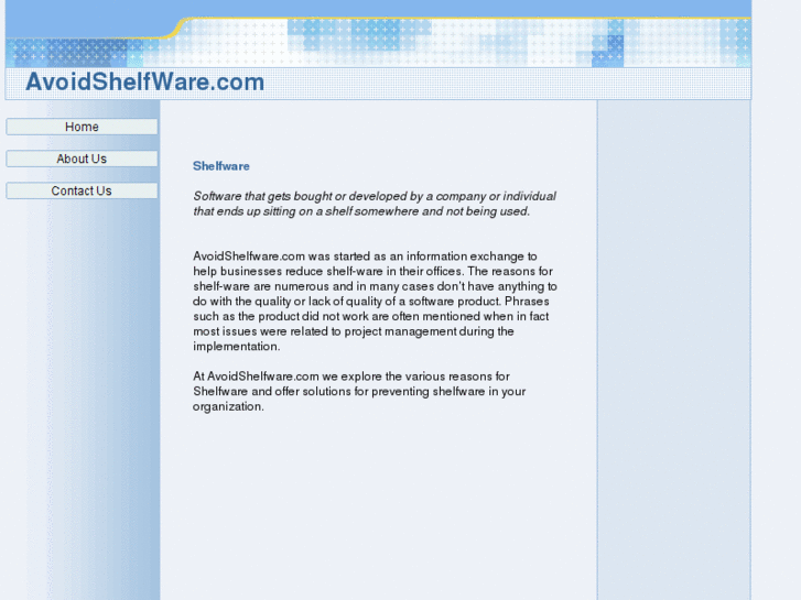 www.avoidshelfware.com