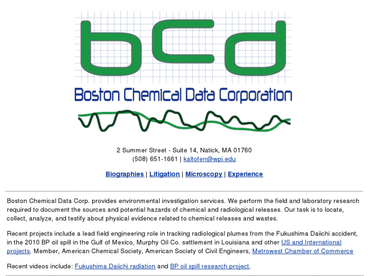 www.bostonchemicaldata.com