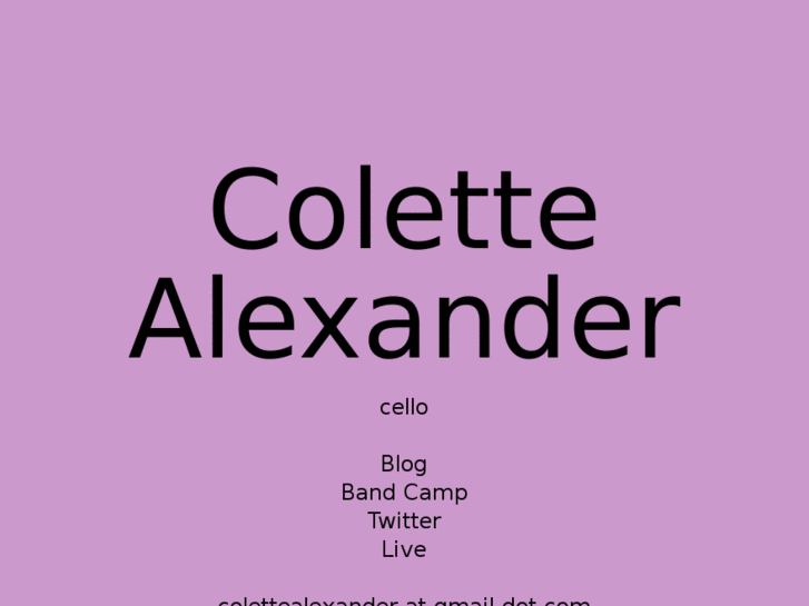 www.colettealexander.com