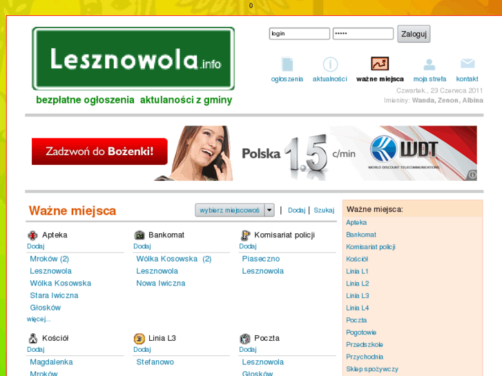 www.lesznowola.info