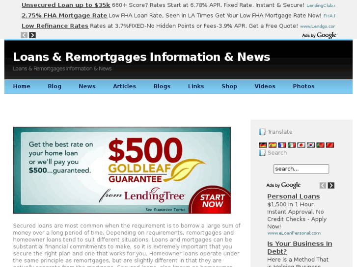www.loansremortgages.com